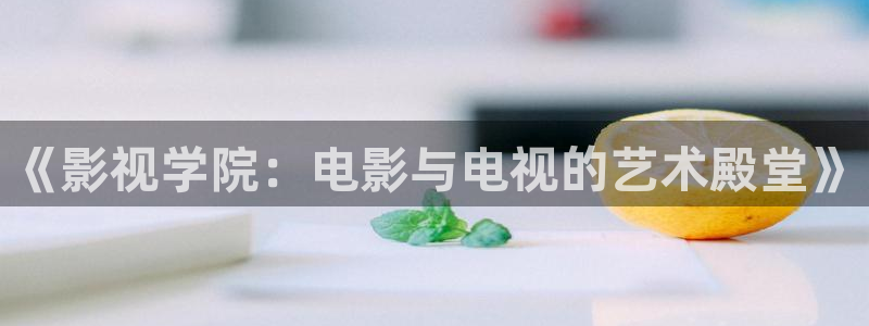 激情星空影院：《影视学院：电影与电视的艺术殿堂》